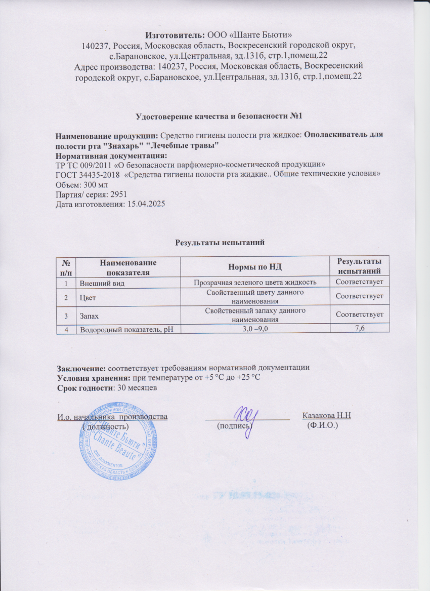 Паспорт №042025